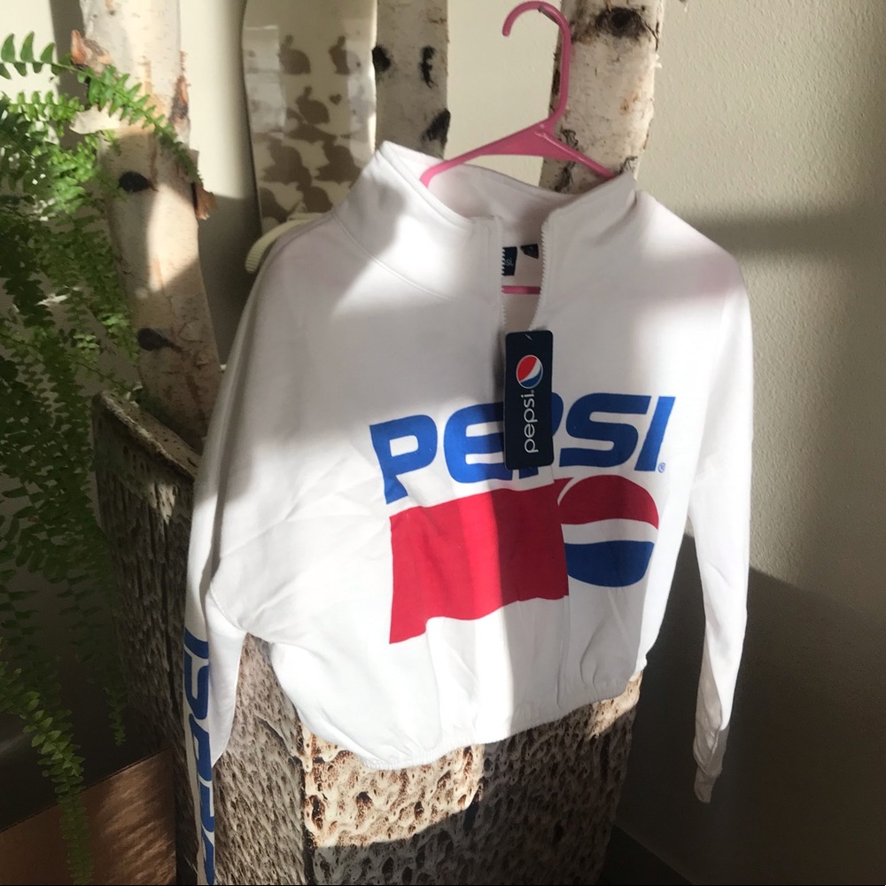 Pepsi crop top long sleeve (S)
